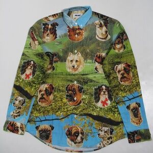 Palace Men's Payne Shirt Multi My Hobby Is Zoots and Dogs Size S